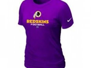 Women Washington RedSkins Purple T-Shirt