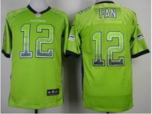 Nike Seattle Seahawks #12 Fan Green Jerseys(Drift Fashion Elite)