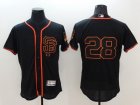 San Francisco Giants #28 Buster Posey Black Flexbase Authentic Collection Alternate Stitched Baseball Jersey