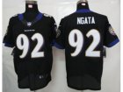 Nike NFL baltimore ravens #92 ngata black Elite jerseys