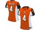 Women Nike Cincinnati Bengals #4 Randy Bullock Limited Orange Alternate NFL Jersey
