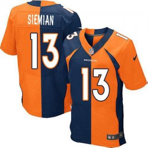 Men\'s Nike Denver Broncos #13 Trevor Siemian Elite Team Alternate Two Tone NFL Jersey (2)