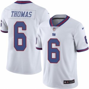 Youth Nike New York Giants #6 Logan Thomas Limited White Rush NFL Jersey