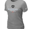 Women Okaland Raiders L.Grey T-Shirt