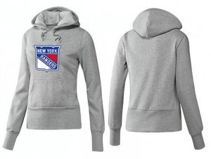 NHL Women New York Rangers Logo Pullover Hoodie 22