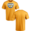 Golden State Warriors 2017 NBA Champions Mens T-Shirt Yellow