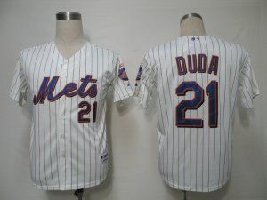 MLB New York Mets #21 Duda Cream[blue strip]