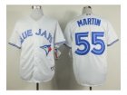 mlb jerseys toronto blue jays #55 martin white[martin]