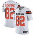 Nike Browns #82 Ozzie Newsome White Vapor Untouchable Limited Jersey