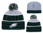 Eagles Team Logo Green Pom Knit Hat YD