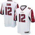 Mens Nike Atlanta Falcons #12 Mohamed Sanu Game White NFL Jersey