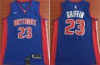 Pistons #23 Blake Griffin Blue Nike Swingman Jersey