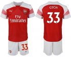 2018-19 Arsenal 33 CECHHome Soccer Jersey