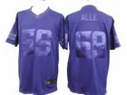 Nike Minnesota Vikings #69 Jared Allen Purple Jerseys(Drenched Limited)