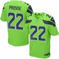 Mens Nike Seattle Seahawks #22 C. J. Prosise Elite Green Rush NFL Jersey