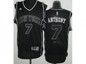 nba New York Knicks #7 Carmelo Anthony Black Jerseys[Revolution 30]