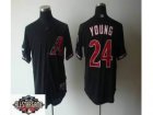 mlb Arizona Diamondbacks #24 Young Black Cool Base 2011 All Star