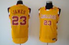 Cleveland Cavaliers #23 LeBron James Swingman Yellow