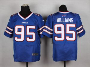 Nike Buffalo Bills #95 Kyle Williams Blue Jerseys(Elite)