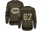 Youth Adidas Montreal Canadiens #67 Max Pacioretty Green Salute to Service Stitched NHL Jersey