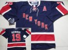 nhl new york rangers #19 richards blue[85th]