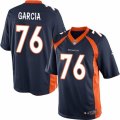 Mens Nike Denver Broncos #76 Max Garcia Limited Navy Blue Alternate NFL Jersey