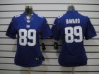 Nike Women NFL New York Giants #89 Bavado Blue Jerseys
