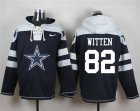 Nike Dallas Cowboys #82 Jason Witten Navy Blue Player Pullover Hoodie