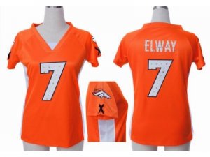 Nike Women denver broncos #7 john elway orange jerseys[draft him ii top]