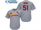 Youth St.Louis Cardinals #51 Willie McGee Grey Cool Base Stitched MLB Jersey