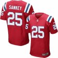 Mens Nike New England Patriots #25 Bishop Sankey Elite Red Alternate NFL Jersey