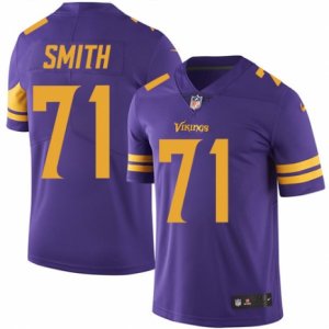 Youth Nike Minnesota Vikings #71 Andre Smith Limited Purple Rush NFL Jersey