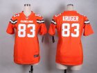 Women Nike Cleveland Browns #83 Brian Hartline Orange jerseys