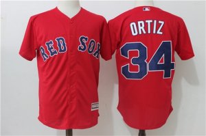 Red Sox #34 David Ortiz Red Cool Base Jersey