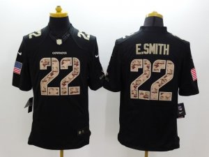 Nike Dallas Cowboys #22 Emmitt Smith Black Salute to Service Jerseys(Limited)