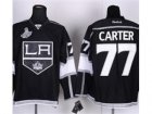 nhl jerseys los angeles kings #77 CARTER black-white[2012 stanley cup champions]
