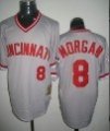 Cincinnati Reds #8 Joe Morgan Throwback grey