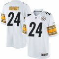 Mens Nike Pittsburgh Steelers #24 Justin Gilbert Limited White NFL Jersey