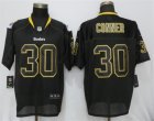 Nike Steelers #30 James Conner Lights Out Black Elite Jersey