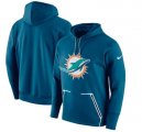 Miami Dolphins Nike Champ Drive Vapor Speed Pullover Hoodie Aqua