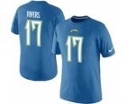 Nike San Diego Chargers Phillip Rivers Pride Name & Number T-Shirt L.Blue