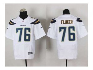 Nike jerseys san diego chargers #76 fluker white[new Elite]