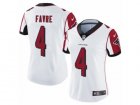Women Nike Atlanta Falcons #4 Brett Favre Limited White NFL Jersey