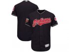 Men Cleveland Indians Customized Majestic Navy 2018 Spring Training Flex Base Team Jersey