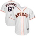 Mens Houston Astros #60 Dallas Keuchel White 2017 World Series Bound Cool Base Player Jersey