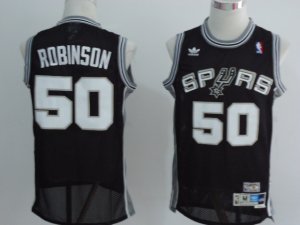 nba san antonio spurs #50 robinson black[swingman