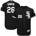 Men's Majestic Chicago White Sox #26 Avisail Garcia Black Flexbase Authentic Collection MLB Jersey