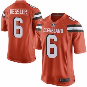 Mens Nike Cleveland Browns #6 Cody Kessler Game Orange Alternate NFL Jersey