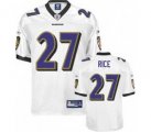 nfl baltimore ravens #27 rice youth white