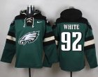 Nike Philadelphia Eagles #92 Reggie White Green Player Pullover Hoodie